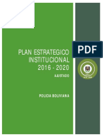 Plan Estrategico Instituciona