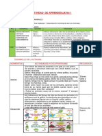 Actividades de Aprendizaje Setiembre