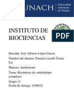 Ultimo Examen de Carbohidratos Anabolismo