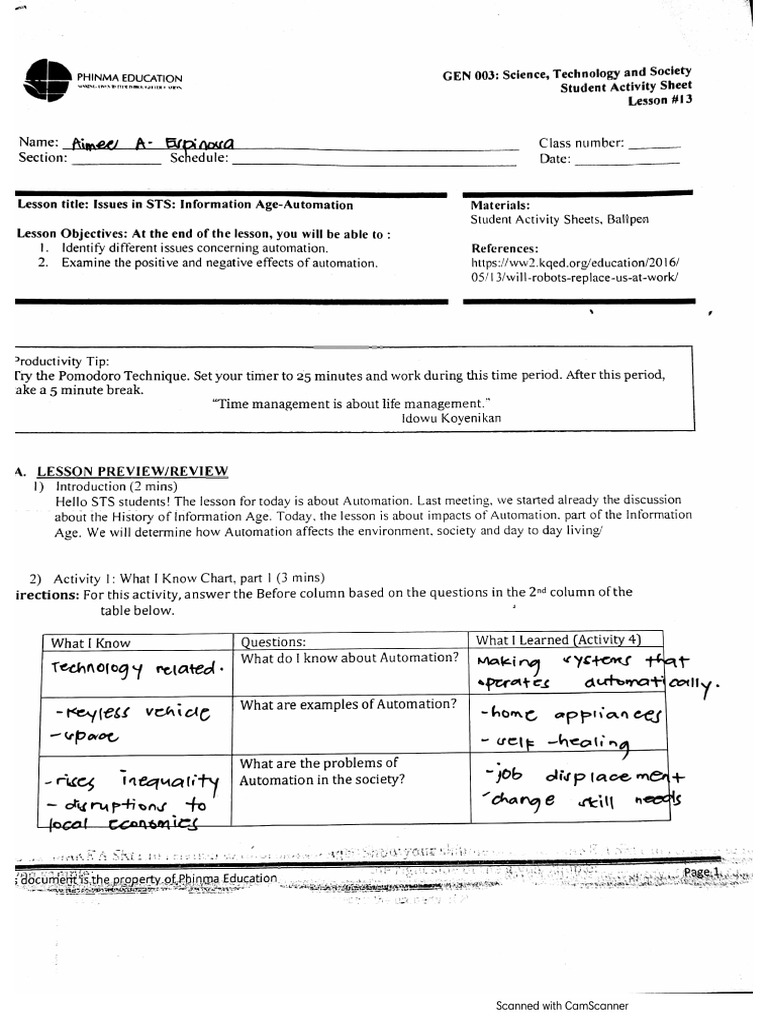 Gen 003 - Module 13 | PDF