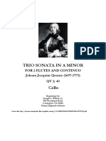 IMSLP403771-PMLP113386-Quantz Trio Sonata in A Minor - Cello