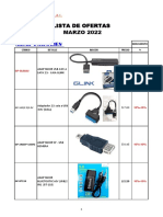 Lista de Ofertas Marzo 2022