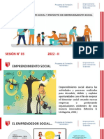 Sesión #03 2022 - Ii: Emprendimiento Social Y Proyecto de Emprendimiento Social