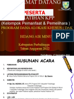 Slide Pembukaan Pelatihan KPP