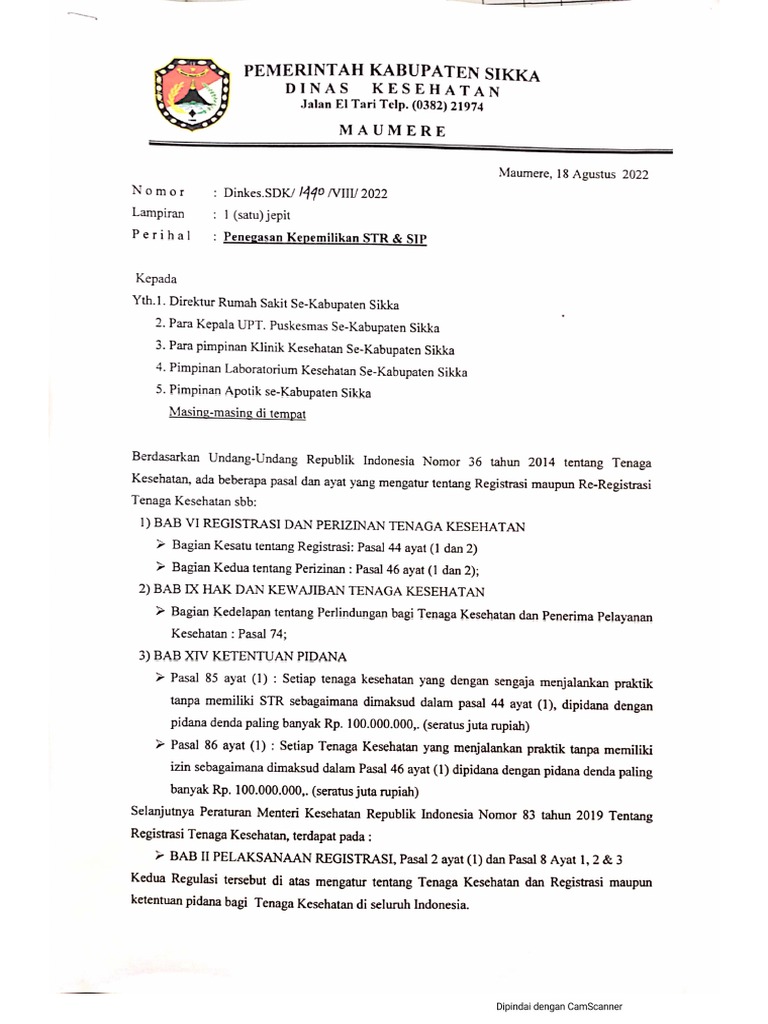 STR Dan SIP | PDF