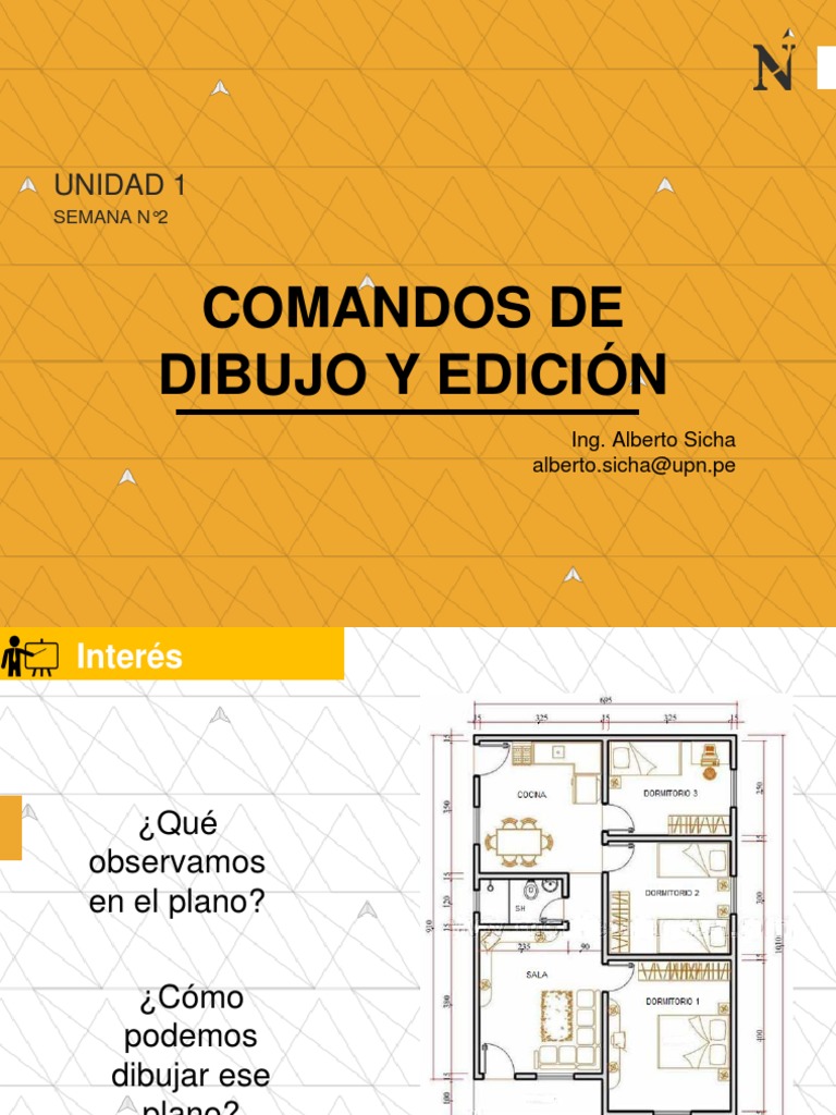 Clase 2-Comandos de Dibujo y Edición | PDF | Dibujo | Cad automático