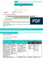 Eda Cultivando Una Cultura de Prevención Frente A Los Desastres Naturales en Nuestra Comunidad"