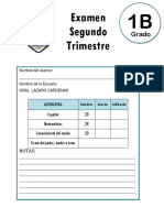 Examenes Segundo Trimestre