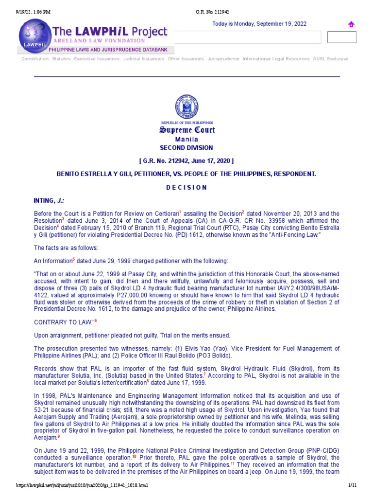 Meralco Penalty Case Overview | PDF | Burden Of Proof (Law) | Crimes