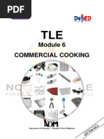 TLE G 7 8 Module 6 Commercial Cooking - Week 6 8 Practice Occupational Health and Safety Procedures 1