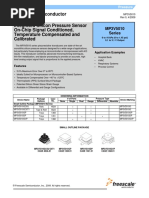 Freescale MPX4250DP Pressure Sensor - SIP6 Package - New Unbranded Transducer
