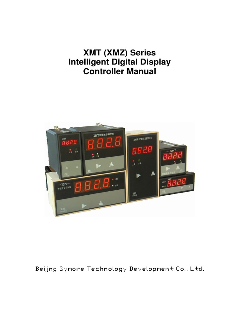 XMT - Manual - EN Manual | PDF | Sensor | Relay