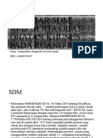 STANDAR SDM, APD, Serta Obat-Obatan Khusus Dhea