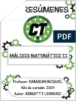 Resumen - Analisis Matematico II Corriente Tecnoógica