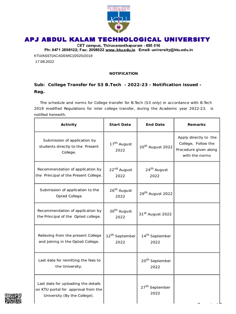 Ktu Calendar 2025 Pdf Download 