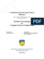 Production Process and Control Software