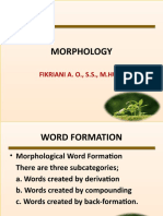 4 - Morphology (Word Formation)