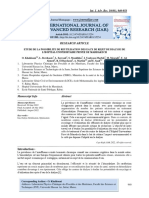 Etude de La Possibilite de Reutilisation Des Eaux de Rejet de Dialyse de Lhopital Universitaire Privee de Marrakech