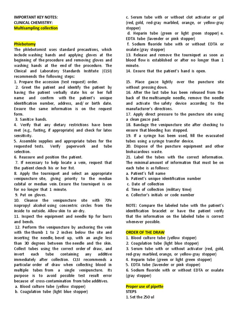 Important Key Notes | PDF | Medicine | Medical Specialties