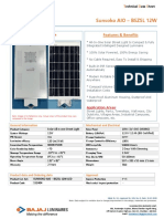 12W SOLAR BSZSL-TDS of AIOSL-LiFePo4-FL1