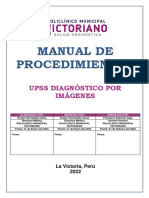 Manual de Procedimientos - Upss Diagnóstico Por Imágenes