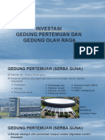 INVESTASI GEDUNG PERTEMUAN DAN OLAH RAGA