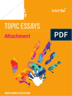 Topic Essays Attachment