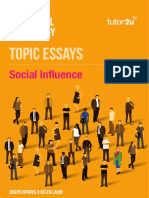 Topic Essays Social Influence