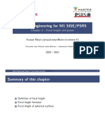 Optical Engineering Chapter 3: Focal Length and Power