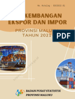 Perkembangan Ekspor Dan Impor Provinsi Maluku 2021