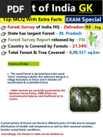 India State of Forest Report 2025 | PDF | United Nations Framework ...