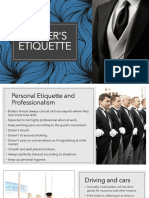 Butler's Etiquette 