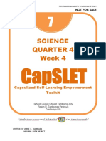 Science Quarter 4 Week 4: Capslet