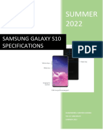Samsung Galaxys10 Specifications
