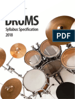 RSL Drums Syllabus Guide 2018