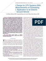 Observer Design For LPV Systems With Uncertain Measurements On Scheduling Variables: Application To An Electric Ground Vehicle