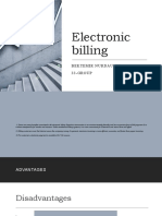 Electronic billing