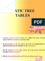Static Tree Tables