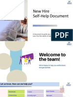 New Hire Self Help Document