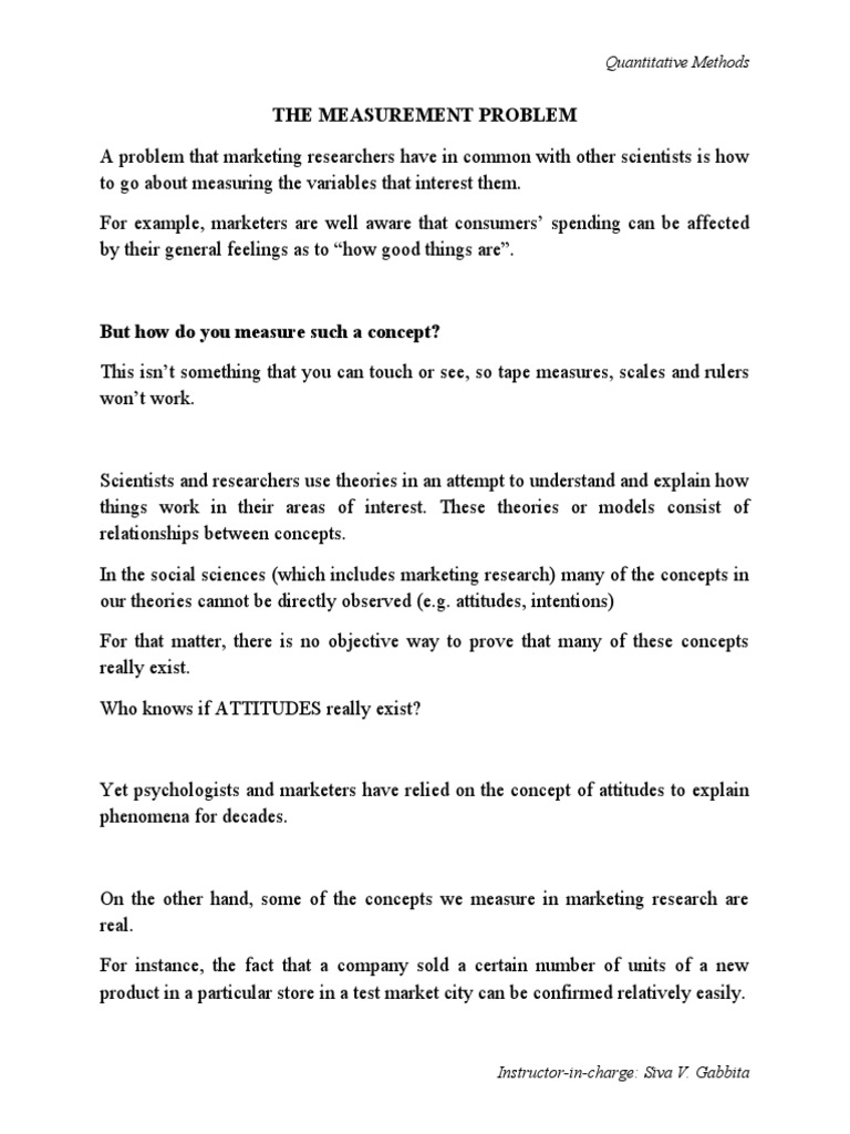 THE MEASUREMENT PROBLEM | PDF