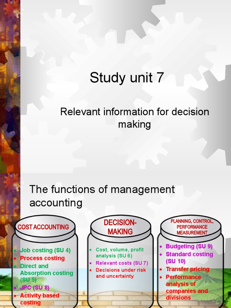 Relevant Costing for Decision Making | PDF | Cost | Labour Economics