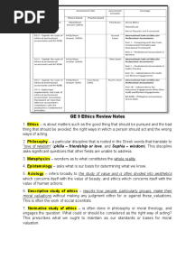 GE 9 Ethics Review Notes