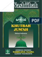 Khutbah Jum'at Bahasa Indonesia & Bahasa Jawa_LD PCNU Sleman_19 Agustus 2022_Mensyukuri Kemerdekaan RI Yang Ke 77_H Masyhur Amin, S.ag.