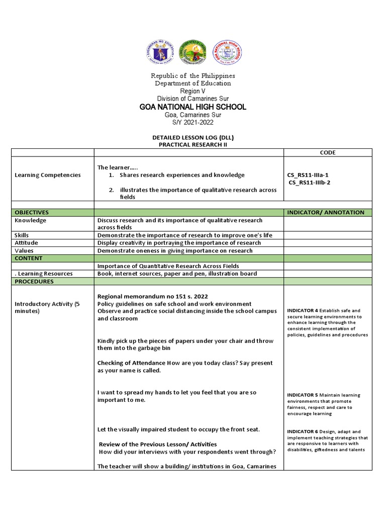 DLL IMPORTANCE Ok PDF Teaching Method Knowledge