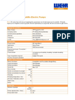 Enquiry Form Electric Pumps