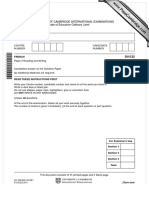 University of Cambridge International Examinations General Certificate of Education Ordinary Level