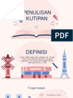 Penulisan Kutipan