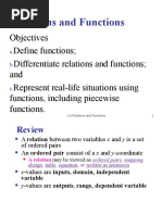 Function and Relations