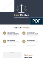 Law Center PowerPoint Template by SlideWin
