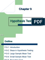 Hypothesis Testing Chapter: Key Concepts and Examples